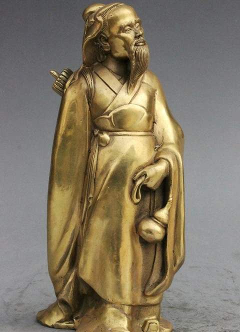 9" Famous China Ancient Imperial Doctor Hua Tuo Brass Saint Doctor Master Statue
9" Famous China Ancient Imperial Doctor Hua Tuo Brass Saint Doctor Master Statue