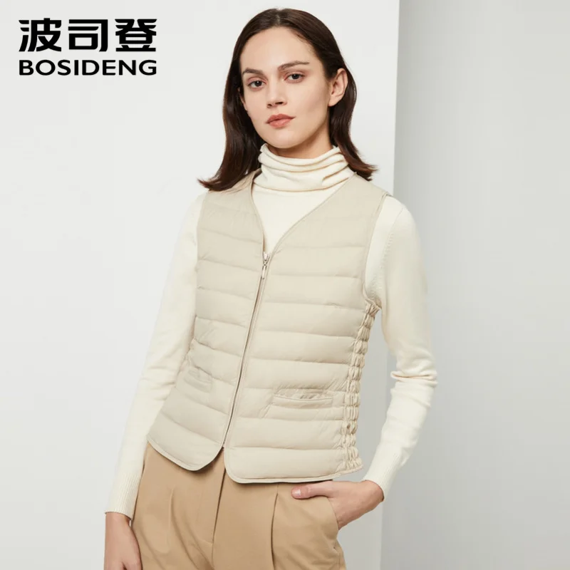 BOSIDENG 2019 new thin waistcoat 90% duck down vest ultra light slim fit adjustable high quality waterproof B90130004
BOSIDENG 2019 new thin waistcoat 90% duck down vest ultra light slim fit adjustable high quality waterproof B90130004