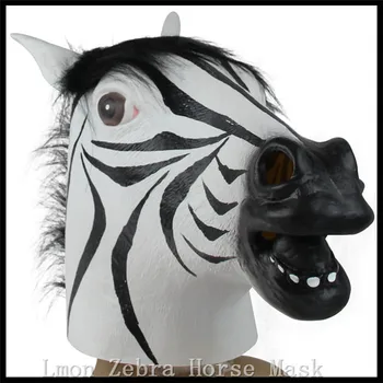 Funny Halloween Animal mask realistic latex horse head /Interesting funny party masquerade masks silicone face Zebra mask
Funny Halloween Animal mask realistic latex horse head /Interesting funny party masquerade masks silicone face Zebra mask