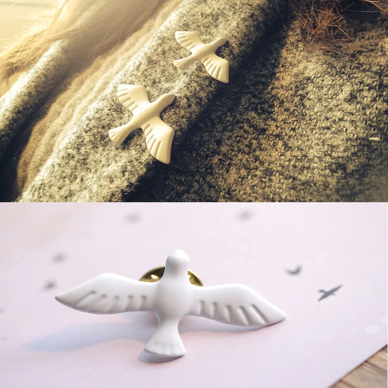 Hot Women Lady Girls Fashion Cute Chic Simple Style White Dove Brooch Pin Collar Pins Jewelry Gift
Hot Women Lady Girls Fashion Cute Chic Simple Style White Dove Brooch Pin Collar Pins Jewelry Gift