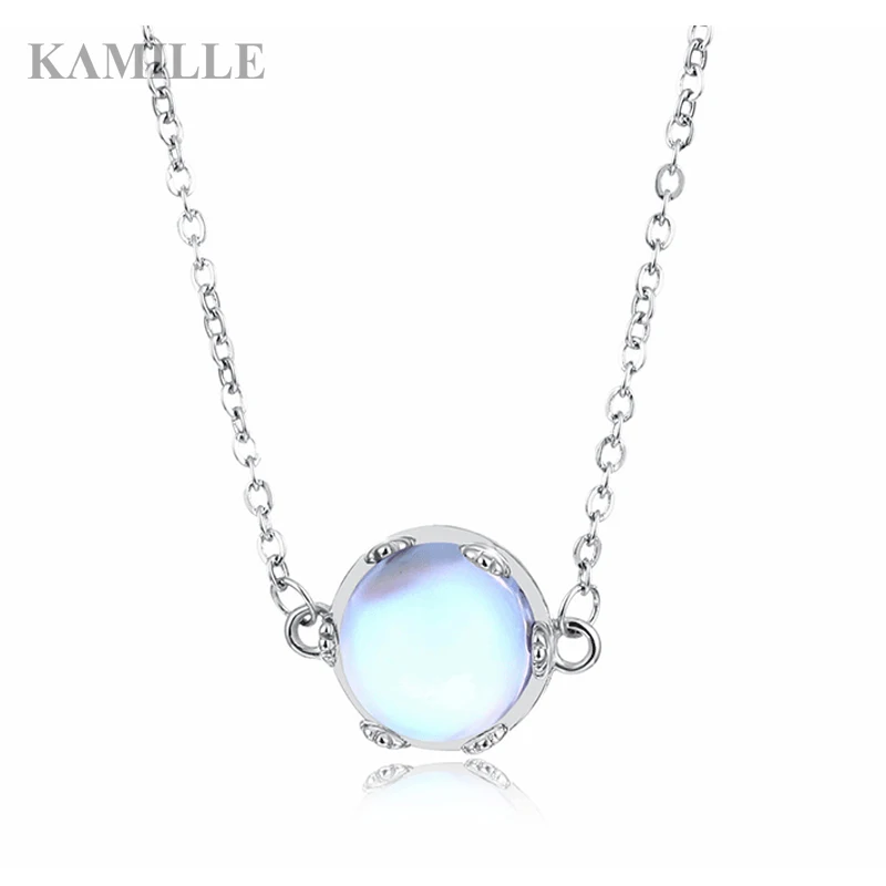 Kamille Aurora Pendant Necklaces Halo Crystal Opal S925 Silver Moon Light Necklace for Women Elegant fashion Girls Jewelry
Kamille Aurora Pendant Necklaces Halo Crystal Opal S925 Silver Moon Light Necklace for Women Elegant fashion Girls Jewelry