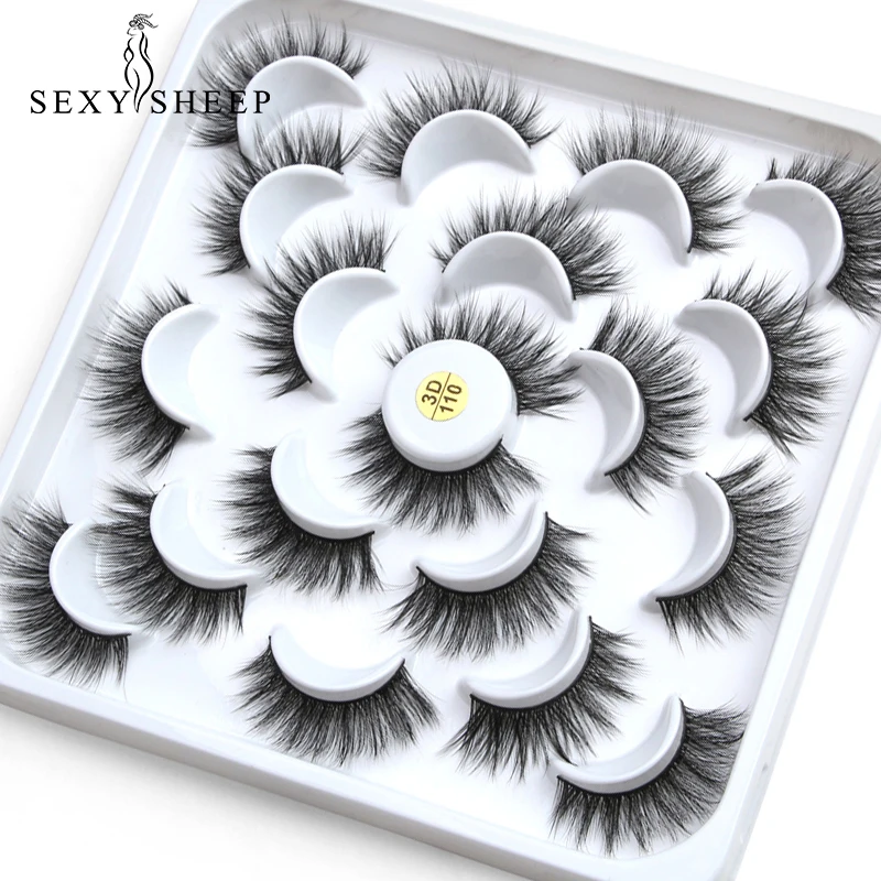 SEXYSHEEP 10 Pairs False Eyelashes Set 3D Mink Fake Lashes Hademade Natural False Eyelashes Extensions For Beauty Makeup
SEXYSHEEP 10 Pairs False Eyelashes Set 3D Mink Fake Lashes Hademade Natural False Eyelashes Extensions For Beauty Makeup