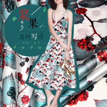 PRINTED SILK STRETCH SATIN 118cm width 19momme/Pure Silk Dress Fabric Printed Floral Pattern flower cloth 1 meter free shipping
PRINTED SILK STRETCH SATIN 118cm width 19momme/Pure Silk Dress Fabric Printed Floral Pattern flower cloth 1 meter free shipping