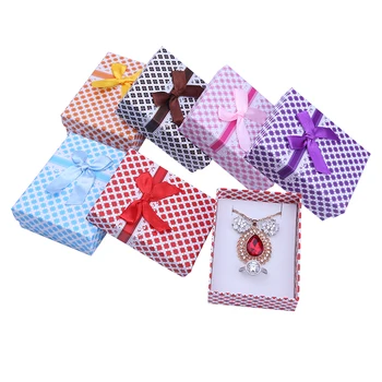6pcs Jewelry Box 7x9X3cm Paper Necklace/Earrings/Ring Gift Box Packaging for Jewellery Set Display Box White Sponge
6pcs Jewelry Box 7x9X3cm Paper Necklace/Earrings/Ring Gift Box Packaging for Jewellery Set Display Box White Sponge