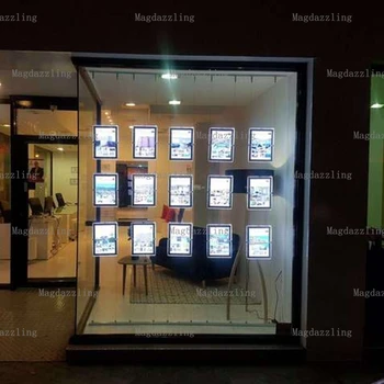 A4 Single Sided Vertical Cable Hanging Acrylic Frame LED Light Box,LED Window Display Light Panel for Real Estate Agent
A4 Single Sided Vertical Cable Hanging Acrylic Frame LED Light Box,LED Window Display Light Panel for Real Estate Agent
