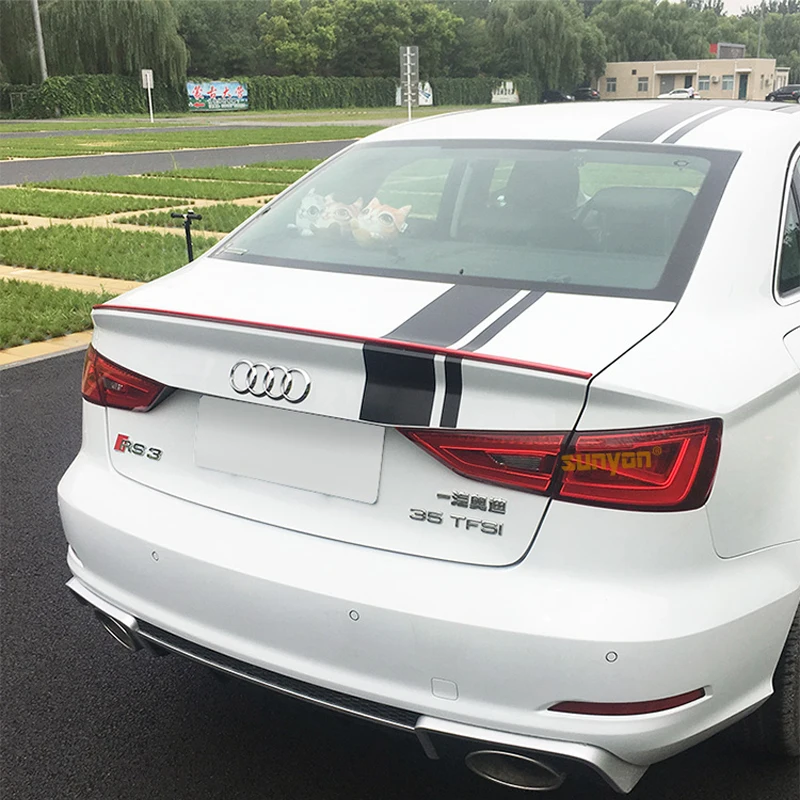 ABS Plastic Paint Painting Color Rear Trunk Spoiler Fit For Audi A3 S3 Sedan 4Door 2013 2014 2015 2016 2017 2018
ABS Plastic Paint Painting Color Rear Trunk Spoiler Fit For Audi A3 S3 Sedan 4Door 2013 2014 2015 2016 2017 2018