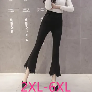 2019 plus size autumn winter women loose casual elastic waist flare long pants purple womens large size trousers 3XL 4XL 5XL 6XL
2019 plus size autumn winter women loose casual elastic waist flare long pants purple womens large size trousers 3XL 4XL 5XL 6XL