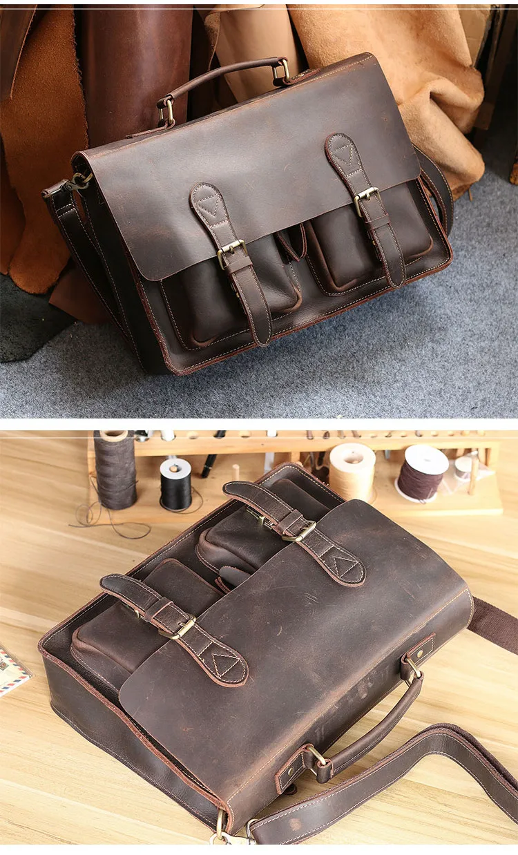 crazy horse leather briefcase (1)