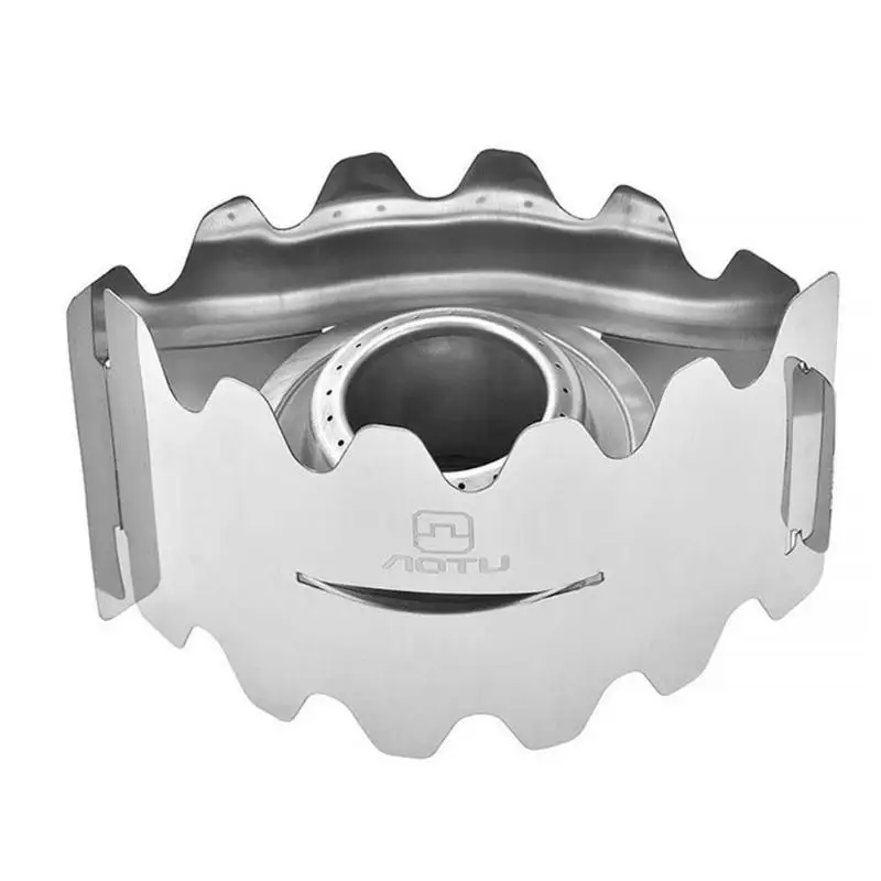 Portable Outdoor Camping Stainless Steel Alcohol Stove Spirit Burner Furnace with Wind Screen Outdoor Stove & Accessories
Portable Outdoor Camping Stainless Steel Alcohol Stove Spirit Burner Furnace with Wind Screen Outdoor Stove & Accessories
