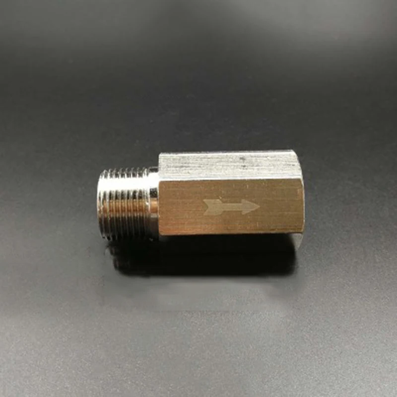 3/8 "BSP Male x 3/8" BSP Женский латунный обратный клапан с резьбой односторонний для