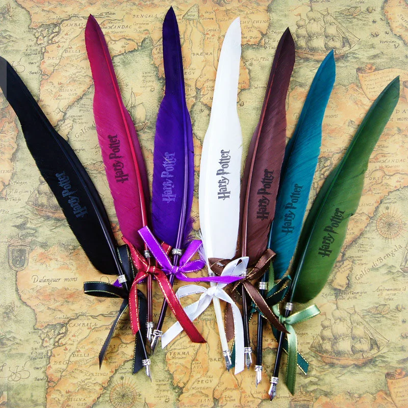 Vintage Retro Goose Feather Dip Pen Multicolor Fountain Pen Wedding For Writing Gift Office School Supplies Creative Stationery
Vintage Retro Goose Feather Dip Pen Multicolor Fountain Pen Wedding For Writing Gift Office School Supplies Creative Stationery