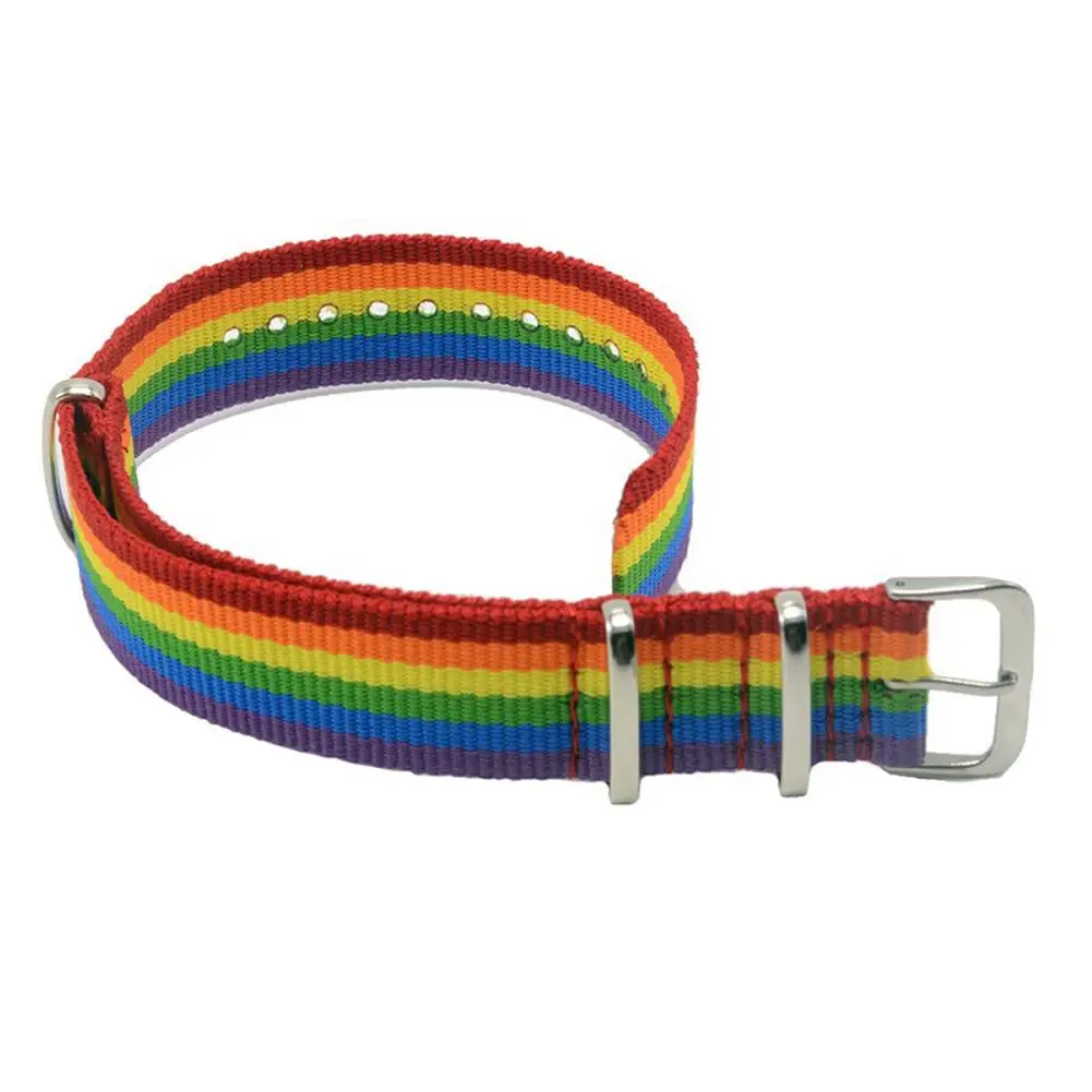 HOT 14/16/18/20/22/24mm Rainbow Colorful Nylon Watch Strap Wrist Band Replacement
HOT 14/16/18/20/22/24mm Rainbow Colorful Nylon Watch Strap Wrist Band Replacement