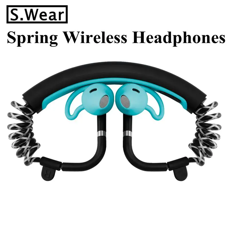 Новые спортивные беспроводные наушники S.Wear водонепроницаемые стерео Bluetooth для