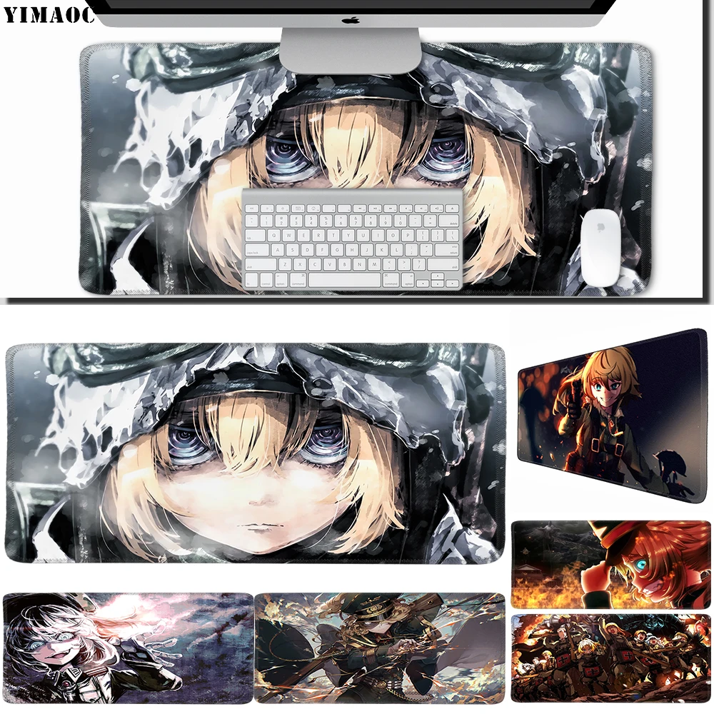 YIMAOC 30*70 cm Large Mouse Pad Gamer Mousepad Rubber Gaming Desk Mat with Locking Edge Youjo Senki
YIMAOC 30*70 cm Large Mouse Pad Gamer Mousepad Rubber Gaming Desk Mat with Locking Edge Youjo Senki
