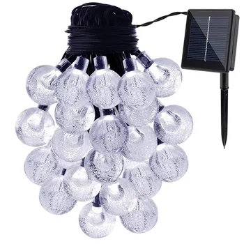 30-LEDs Waterproof Bubble Solar Energy Light String Xmas Decor Outside Festival Celebrations birthday wedding
30-LEDs Waterproof Bubble Solar Energy Light String Xmas Decor Outside Festival Celebrations birthday wedding