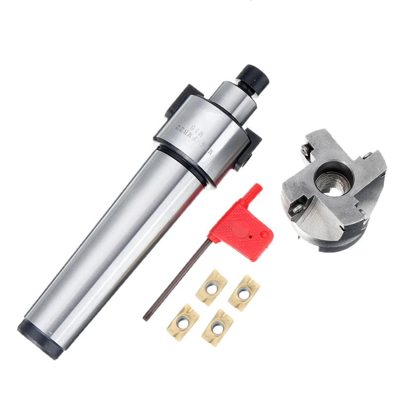 Carbide Alloy MT4 FMB22 400R-50-22 Face Milling Cutter with 4Pcs APMT1604 Inserts for Milling Machine
Carbide Alloy MT4 FMB22 400R-50-22 Face Milling Cutter with 4Pcs APMT1604 Inserts for Milling Machine
