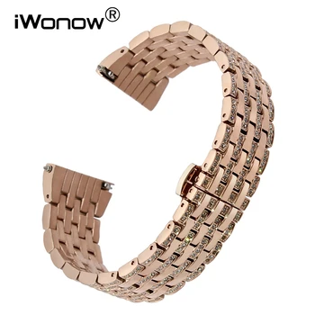 18mm Crystal Diamond Watchband for Huawei Watch / Fit Honor S1 Asus ZenWatch 2 Woman WI502Q Quick Release Band Steel Wrist Strap
18mm Crystal Diamond Watchband for Huawei Watch / Fit Honor S1 Asus ZenWatch 2 Woman WI502Q Quick Release Band Steel Wrist Strap