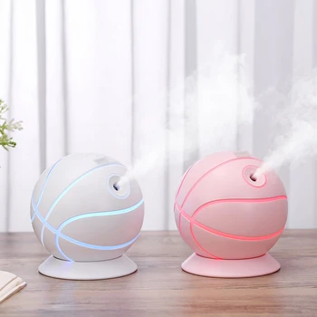 240ML Ultrasonic Air Humidifier Creative Basketball 3 in 1 Rechargeable Essential Aroma Oil Diffuser With Colorful Night Lights
240ML Ultrasonic Air Humidifier Creative Basketball 3 in 1 Rechargeable Essential Aroma Oil Diffuser With Colorful Night Lights