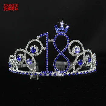 AINAMEISI 10/18/20 Years Old Birthday Tiara Princess Crown Rhinestone Hairbands Hair Accessories Girls Party Crown Hair Jewelry
AINAMEISI 10/18/20 Years Old Birthday Tiara Princess Crown Rhinestone Hairbands Hair Accessories Girls Party Crown Hair Jewelry