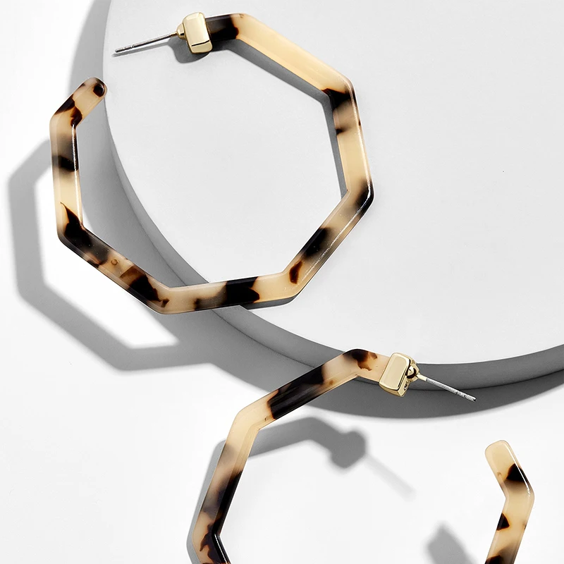 Vintage Leopard Stud Acetate Geometric Acrylic Earrings Pendientes Polygonal For Jewelry Gift Resin Large Women Tortoiseshell
Vintage Leopard Stud Acetate Geometric Acrylic Earrings Pendientes Polygonal For Jewelry Gift Resin Large Women Tortoiseshell