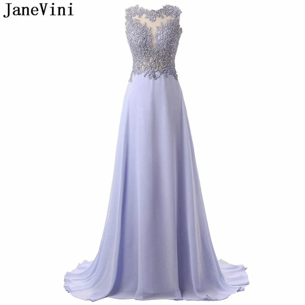 JaneVini Elegant Lavender Prom Dresses Long Plus Size 2019 A Line Lace Applique Beaded Backless Chiffon Dress Formal Party Gowns
JaneVini Elegant Lavender Prom Dresses Long Plus Size 2019 A Line Lace Applique Beaded Backless Chiffon Dress Formal Party Gowns