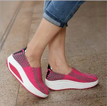 Spring Autumn Cane Girl Casual Shoes Nice Fashion Breathable Shoes Women Weave Fashion Slip On Wedge Boat Shoes
Spring Autumn Cane Girl Casual Shoes Nice Fashion Breathable Shoes Women Weave Fashion Slip On Wedge Boat Shoes