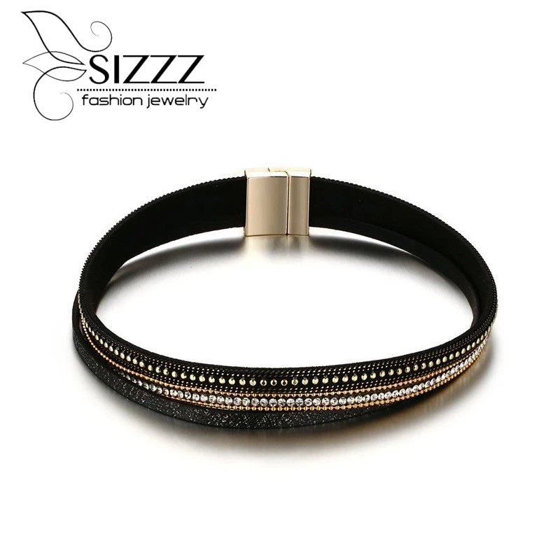 SIZZZ 38.5cm Long/22.5mm Wide Alloy PU Collar Shiny Necklace Torque For Girl/Women
SIZZZ 38.5cm Long/22.5mm Wide Alloy PU Collar Shiny Necklace Torque For Girl/Women