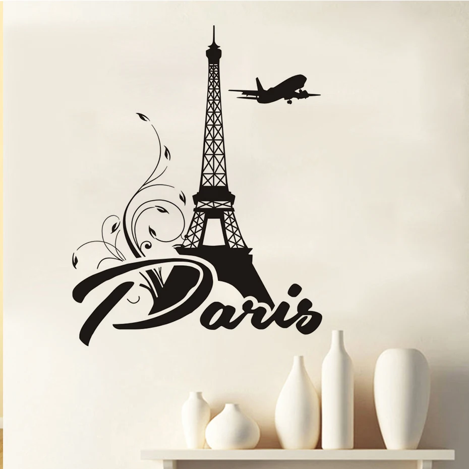 DCTOP Париж Эйфелева башня стикер на стену новый дизайн сделай сам романтические