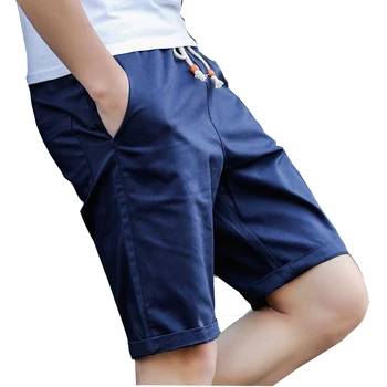 2018 Summer Men's New Men's Casual Shorts Pure Cotton Straight Pocket Decoration Large Size and Pure Color Beach Hot Sale
2018 Summer Men's New Men's Casual Shorts Pure Cotton Straight Pocket Decoration Large Size and Pure Color Beach Hot Sale