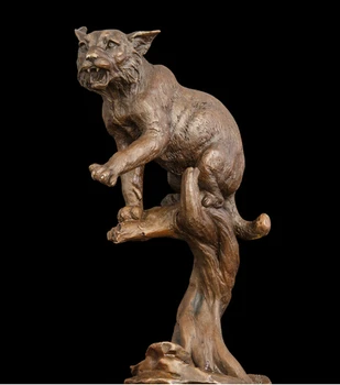 Copper decoration Fine Buddha Brass Bronze statue Statuette of the Wild Cat Lynx method of Lost Wax Bronze statues Sculpture
Copper decoration Fine Buddha Brass Bronze statue Statuette of the Wild Cat Lynx method of Lost Wax Bronze statues Sculpture