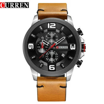 Curren Hot Fashion Creative Men Watches Top Brand Luxury Sports Male Clock Chronograph Military Quartz Wrist Watch reloj hombre
Curren Hot Fashion Creative Men Watches Top Brand Luxury Sports Male Clock Chronograph Military Quartz Wrist Watch reloj hombre