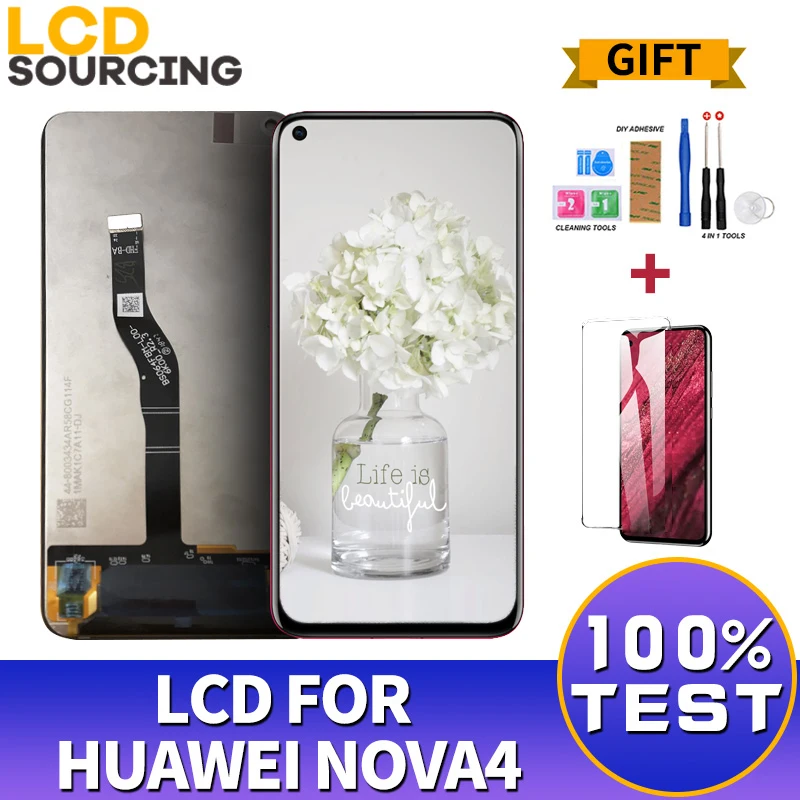 100% ORIGINAL LCD Display For Huawei Nova 4 / Honor View 20 Touch Screen Digitizer Assembly VCE-AL00 TL00 LCD Replace 6.4 INCH
100% ORIGINAL LCD Display For Huawei Nova 4 / Honor View 20 Touch Screen Digitizer Assembly VCE-AL00 TL00 LCD Replace 6.4 INCH