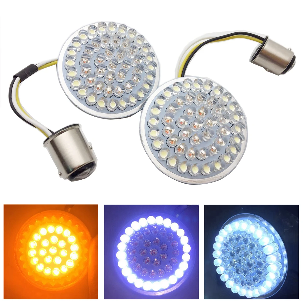 TNOOG 2X New 2" Front 1157 & Rear 1156 Bullet Style Motor LED Turn Signal For Softail Sportster Dyna Road King and More
TNOOG 2X New 2" Front 1157 & Rear 1156 Bullet Style Motor LED Turn Signal For Softail Sportster Dyna Road King and More