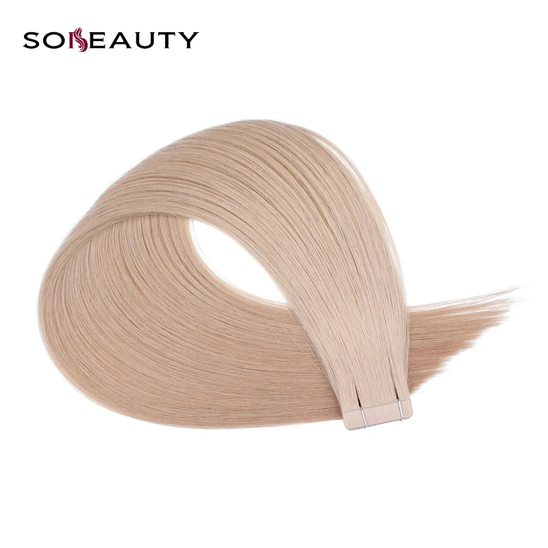 Sobeauty Remy Silky Straight Human Hair Tape In Hair Human Extensions Salon Blonde Color 20pcs/pack extensiones invisibles
Sobeauty Remy Silky Straight Human Hair Tape In Hair Human Extensions Salon Blonde Color 20pcs/pack extensiones invisibles