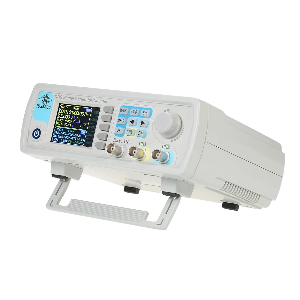 New Digital Signal Generator 2-channel DDS Function Generator Arbitrary Waveform Pulse Frequency Meter 1Hz-100MHz 200MSa/s 15MHz
New Digital Signal Generator 2-channel DDS Function Generator Arbitrary Waveform Pulse Frequency Meter 1Hz-100MHz 200MSa/s 15MHz