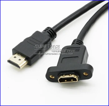 1 meter HDMI extension can be fixed HDMI male, the female extension cord with screw hole version 1.4 with ears
1 meter HDMI extension can be fixed HDMI male, the female extension cord with screw hole version 1.4 with ears