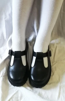 JK Uniform Shoes Lolita Cosplay Shoes Maid Round Toe Brown Black Students Shoes Preppy Chic Academic Style Adult Women C06
JK Uniform Shoes Lolita Cosplay Shoes Maid Round Toe Brown Black Students Shoes Preppy Chic Academic Style Adult Women C06
