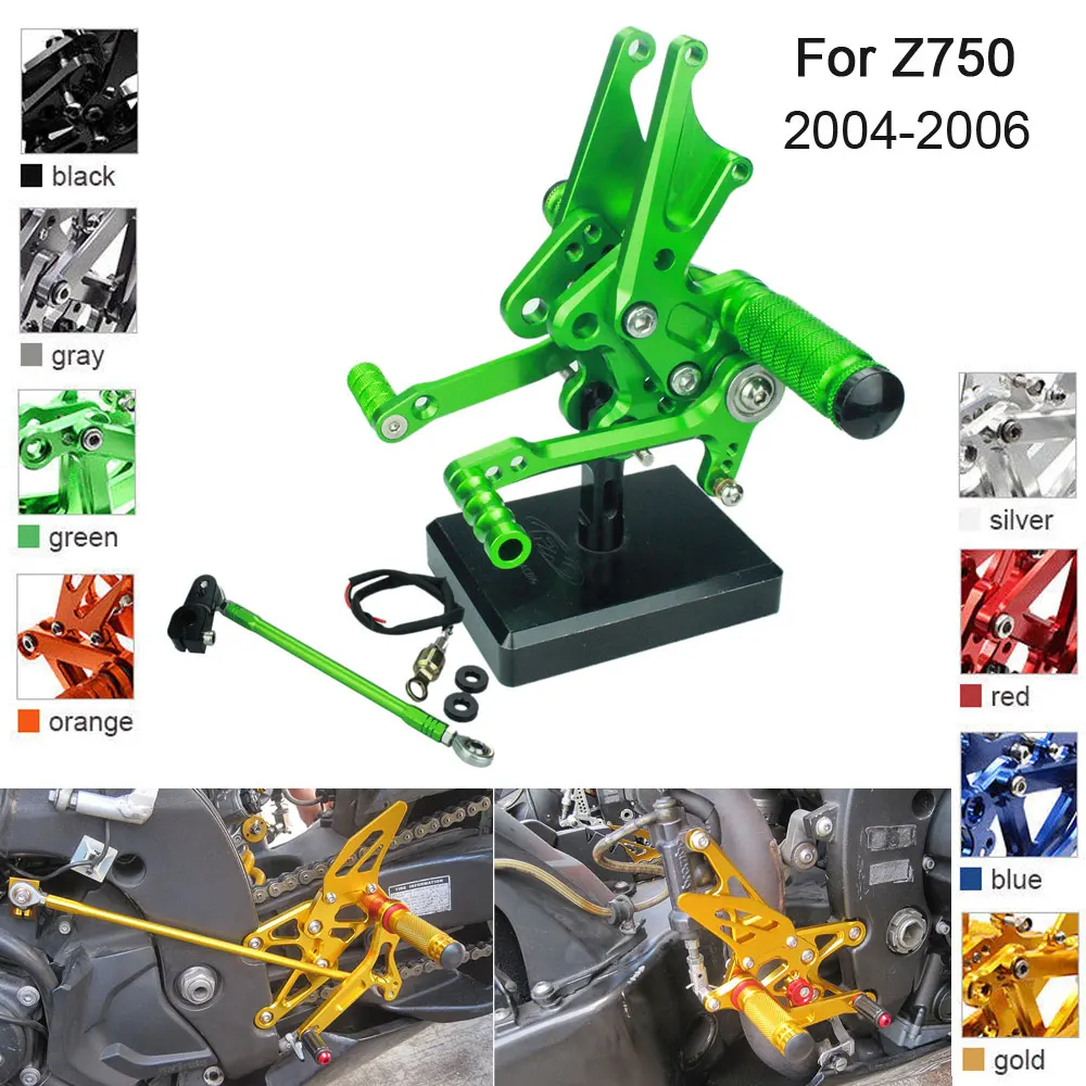 CNC Aluminum Adjustable Rearsets Foot Pegs For Kawasaki Ninja ZX-14 ZX14 ZZR1400 2006 2007 2008 2009 2010 2011
CNC Aluminum Adjustable Rearsets Foot Pegs For Kawasaki Ninja ZX-14 ZX14 ZZR1400 2006 2007 2008 2009 2010 2011