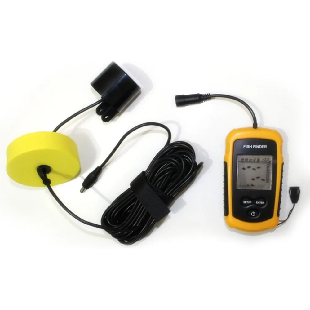 100M Portable Ultrasonic Wire Fish Finders Detector Sonar LCD Fishing Hunting Echo Sounder Fishing Finder Radar Transducer
100M Portable Ultrasonic Wire Fish Finders Detector Sonar LCD Fishing Hunting Echo Sounder Fishing Finder Radar Transducer