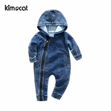 Kimocat Bebê Menino Roupas Macacão Roupa Do Bebê Recém-nascido Do Bebê Recém-nascido Infantil Criança Sorte Kleding Pasgeboren Algodão Orgânico Bebê Macacão(China)