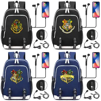 Magic Magic Shool Hogwarts Emblem USB Headphone Jack Boy Girl School bag Women Teenagers Canvas Men Laptop Backpack Packsack
Magic Magic Shool Hogwarts Emblem USB Headphone Jack Boy Girl School bag Women Teenagers Canvas Men Laptop Backpack Packsack