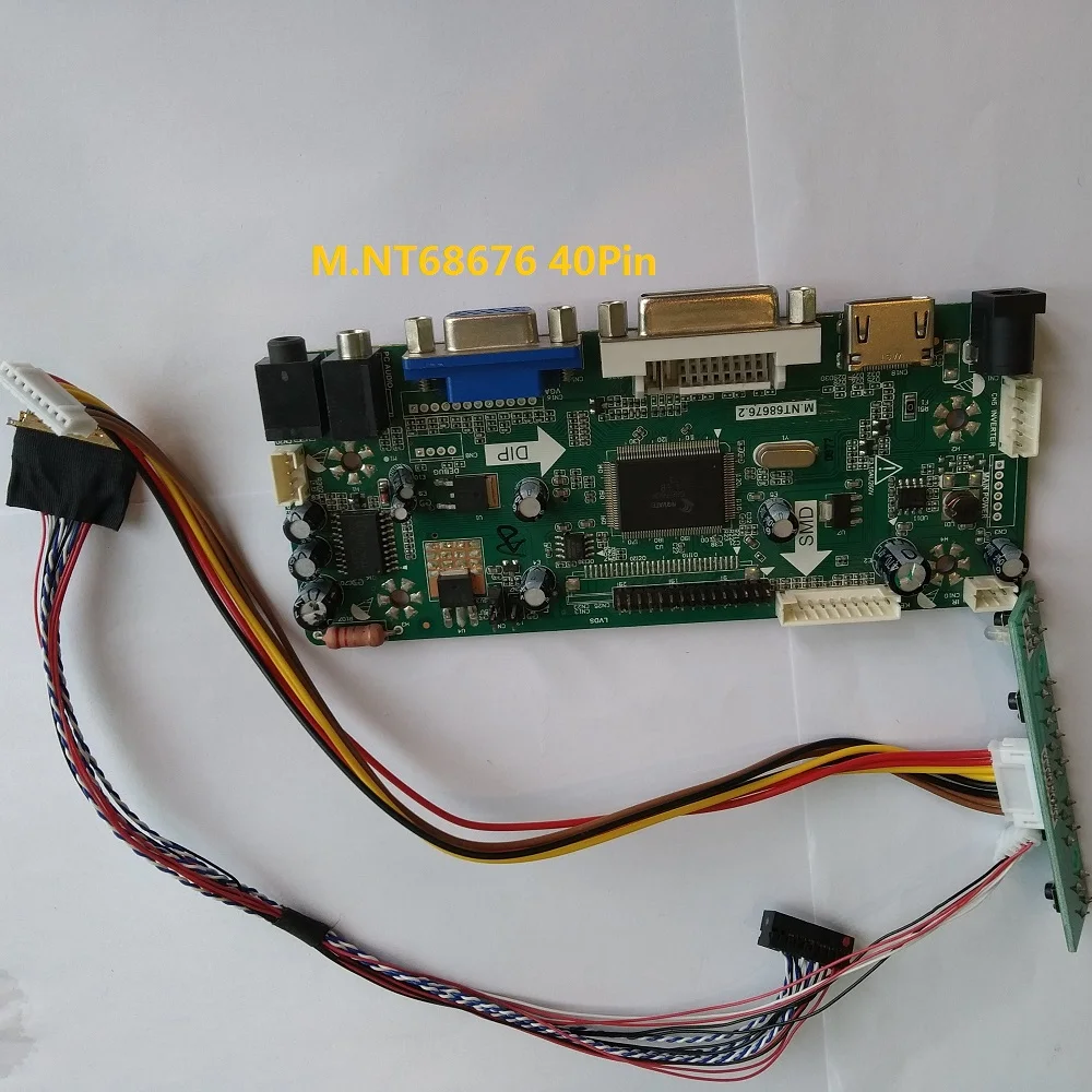 Kit for LTN156AT15-W01 1366X768 LG display 15.6" Controller board LCD VGA LED DIY M.NT68676 40pin DVI HDMI Monitor Panel
Kit for LTN156AT15-W01 1366X768 LG display 15.6" Controller board LCD VGA LED DIY M.NT68676 40pin DVI HDMI Monitor Panel