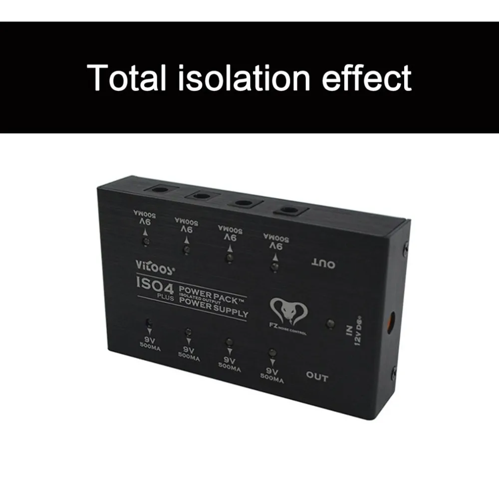 ISO4PLUS Compact Guitar Effects Power Supply Power Pack Station 8 Isolated DC 9V Outputs Max. 500mA Guitar Accessories
ISO4PLUS Compact Guitar Effects Power Supply Power Pack Station 8 Isolated DC 9V Outputs Max. 500mA Guitar Accessories