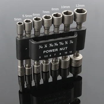 14pcs/set Hex Socket Sleeve Nozzles Magnetic Nut Driver Set Drill Bit Adapter Power Tools Kit Hex Sleeve Driver Set
14pcs/set Hex Socket Sleeve Nozzles Magnetic Nut Driver Set Drill Bit Adapter Power Tools Kit Hex Sleeve Driver Set