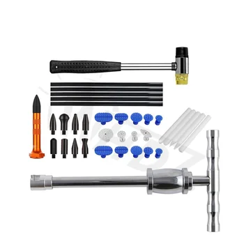 PDR Tool Dent Repair Kit - PDR Slide Hammer with Tap Down - Paintless Dent Repair - PDR Glue Tabs
PDR Tool Dent Repair Kit - PDR Slide Hammer with Tap Down - Paintless Dent Repair - PDR Glue Tabs