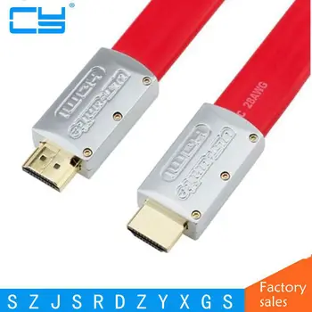 Hdmi 2.0 Cable 3D 4K Full HD 1080P 20.4Gbps High Speed Gold Plated Flat Hdmi Cable 1m 1.5m 2m 3m 5m 10m 15m 20m With packing box
Hdmi 2.0 Cable 3D 4K Full HD 1080P 20.4Gbps High Speed Gold Plated Flat Hdmi Cable 1m 1.5m 2m 3m 5m 10m 15m 20m With packing box