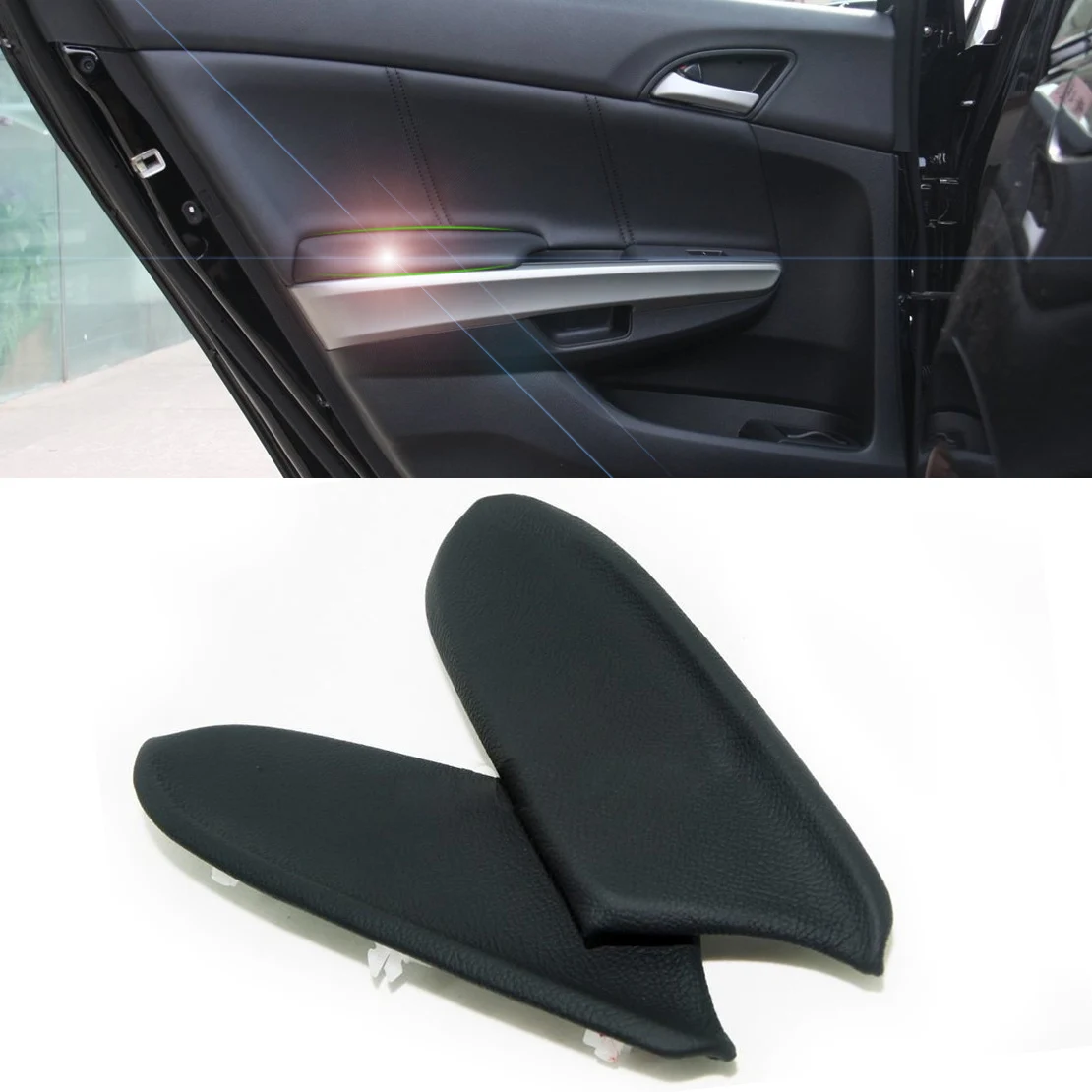 CITALL 1pair New Black Front Door Panels Armrest Skin Covers Leather for 2008 2009 2010 2011 2012 Honda Accord DIY
CITALL 1pair New Black Front Door Panels Armrest Skin Covers Leather for 2008 2009 2010 2011 2012 Honda Accord DIY