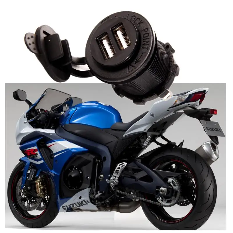 Dual USB Charger Motorcycle Cigarette Lighter Motor Charger Socket Outlet Panel Mount Motorcycle Phone Charger Power Adapter
Dual USB Charger Motorcycle Cigarette Lighter Motor Charger Socket Outlet Panel Mount Motorcycle Phone Charger Power Adapter