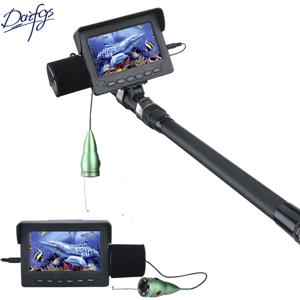 Daifgs Underwater Fishing Video Camera 15/30M 1000TVL 4.3" LCD Monitor Fish Finder 6PCS IR LED Night Vision Camera For Fishing
Daifgs Underwater Fishing Video Camera 15/30M 1000TVL 4.3" LCD Monitor Fish Finder 6PCS IR LED Night Vision Camera For Fishing