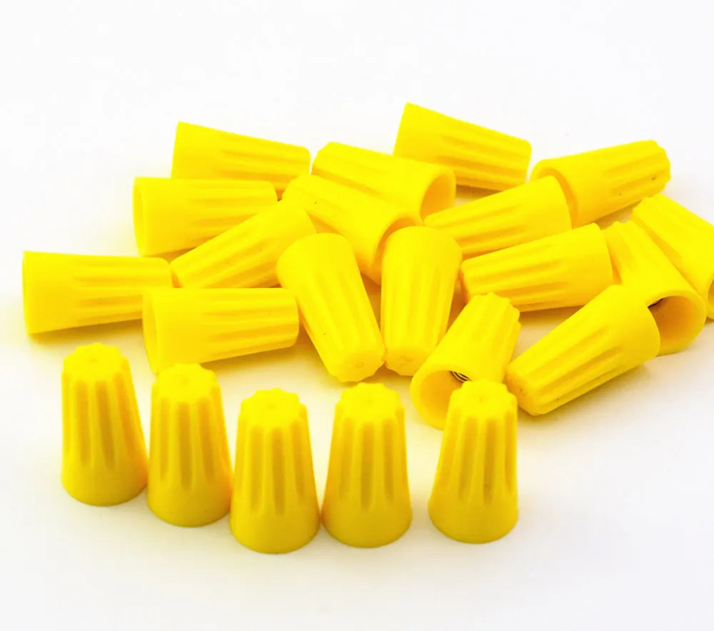 100Pcs P4 Yellow Wire Connector Twist-On Terminals Cap Spring Insert Assortment 22-10 AWG
100Pcs P4 Yellow Wire Connector Twist-On Terminals Cap Spring Insert Assortment 22-10 AWG